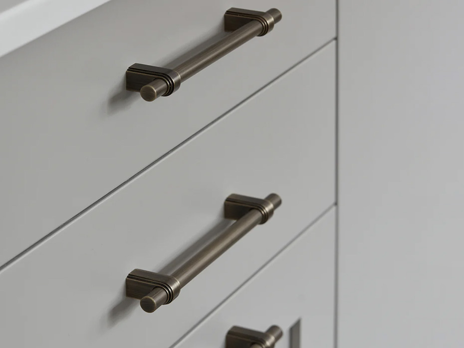 Мебельная ручка-скоба Armac Martin Gaumont 214 мм матовая бронза