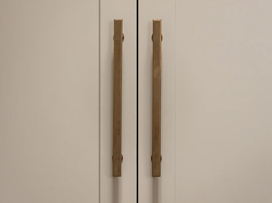 Мебельная ручка-скоба Armac Martin Rotunda 160 мм матовая латунь