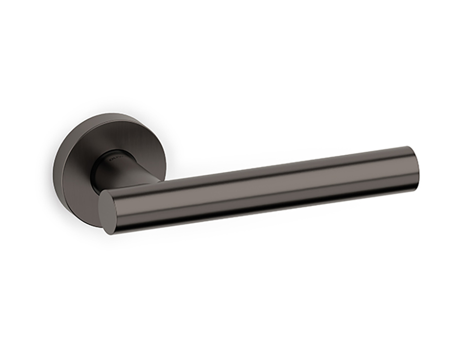 Дверная ручка на круглой розетке Olivari Beijing US антрацит