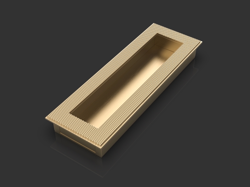 Врезная ручка Oliver Knights Carlos FP матовая латунь