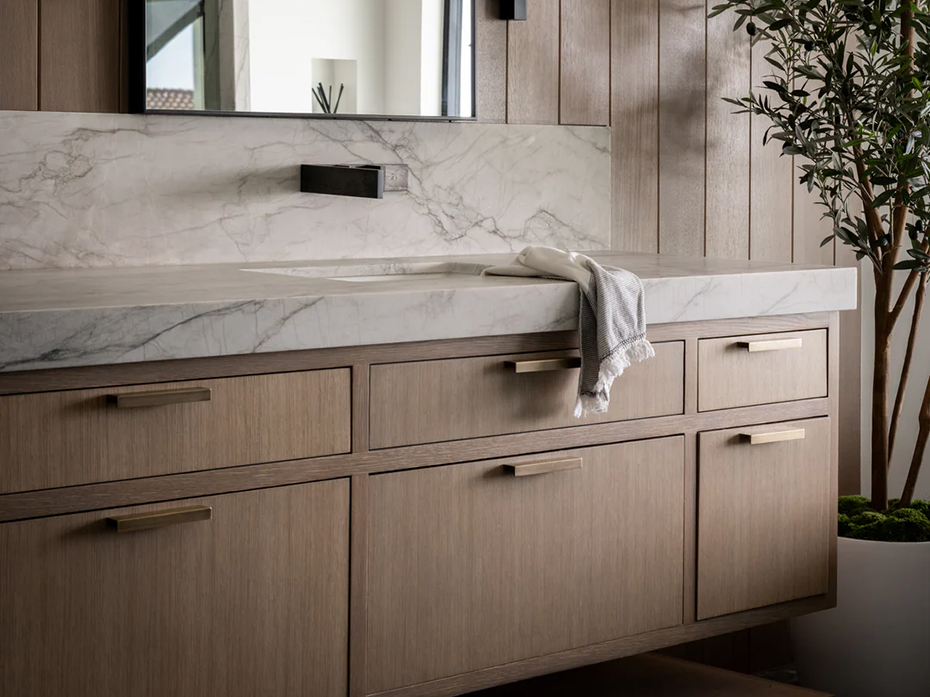 Мебельная ручка-скоба Armac Martin QUINTON 312мм полированный никель