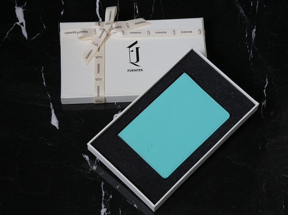 Обложка кожаная на паспорт FURNITEK модель FG-0202711 в подарочной коробке