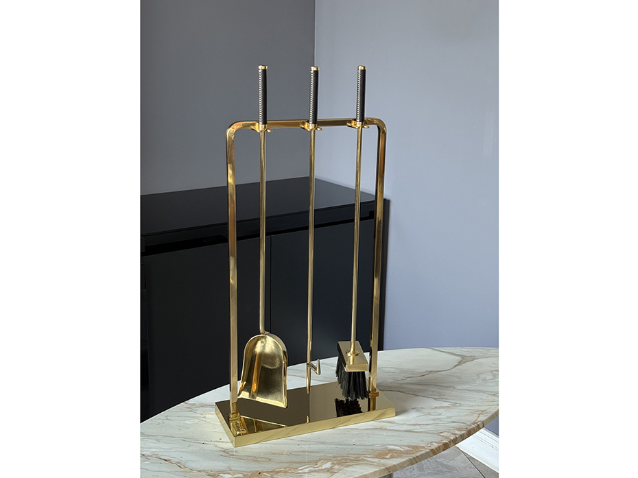 Каминный набор FURNITEK FG-05027 полированная латунь