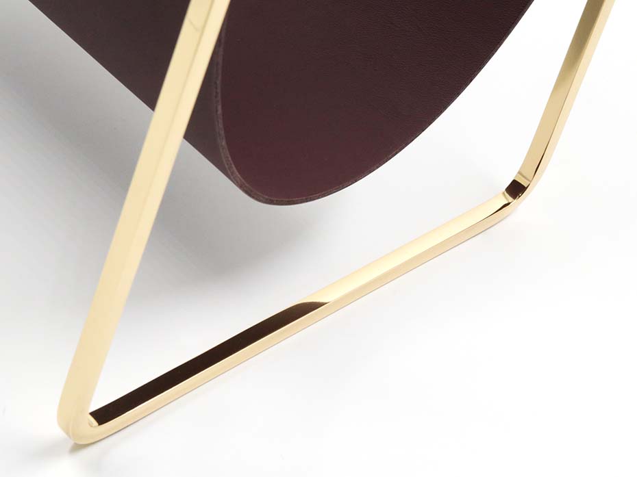 Подставка под сумки FG-160 полированная латунь