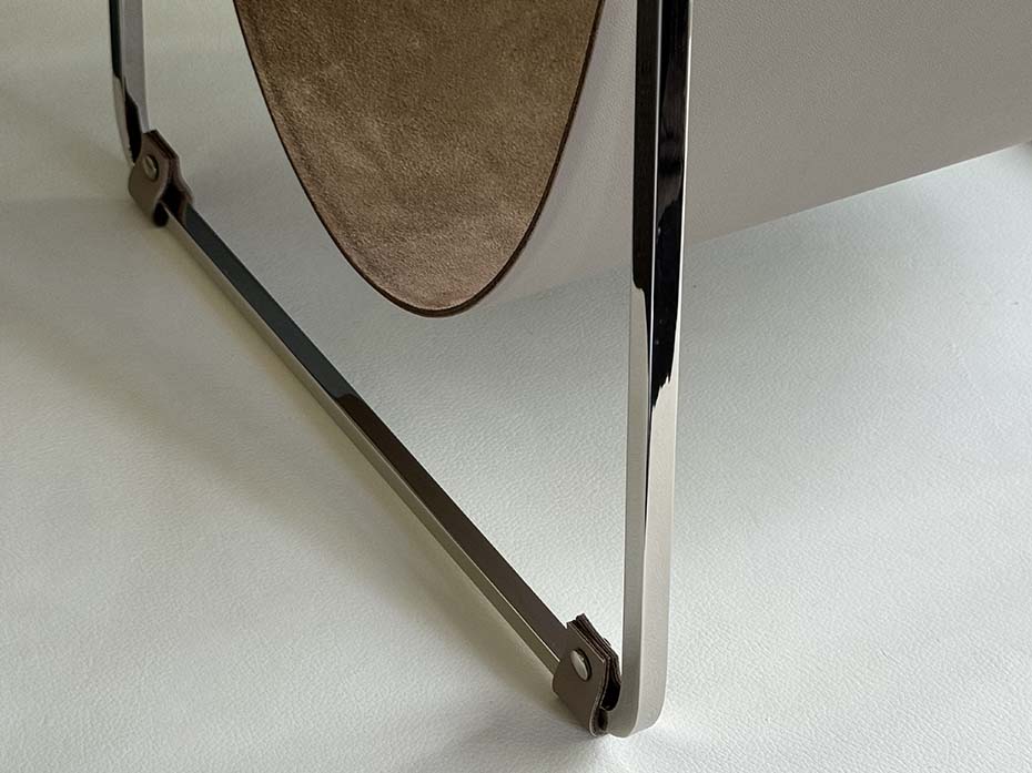 Подставка под сумки большая FG-177 полированный никель