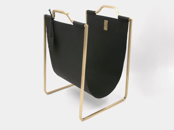 Подставка под сумки Furnitek FG-101 матовая латунь