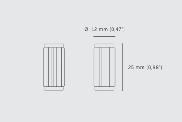 Мебельная ручка кнопка на планке Buster & Punch GFK-35324 