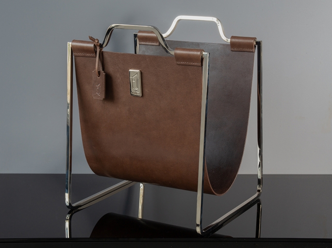 Подставка под сумки большая FG-12031БП полированный никель