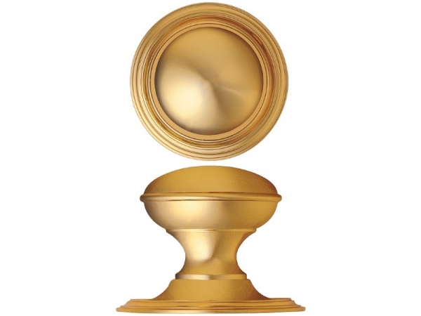 Дверная ручка-кноб Enrico Cassina 169 полированная латунь