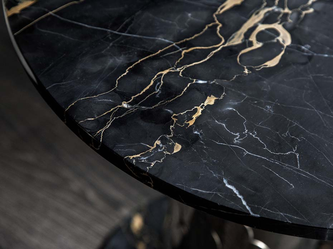 Стол кофейный Ar-Deco FG-063 круглый полированный никель