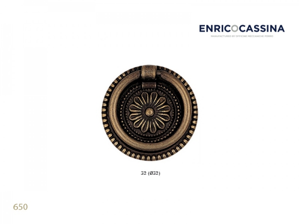 Мебельная ручка Enrico Cassina 650 матовая бронза