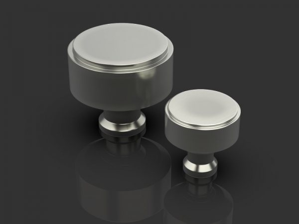 Мебельная ручка Oliver Knights Breunor CH I матовый никель