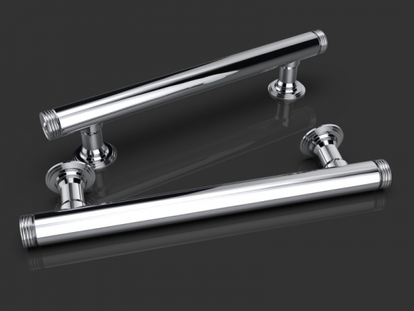 Дверная ручка-скоба Oliver Knights Cassius PH полированный никель