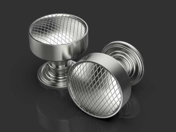 Дверная ручка-кноб Oliver Knights Francis матовый никель