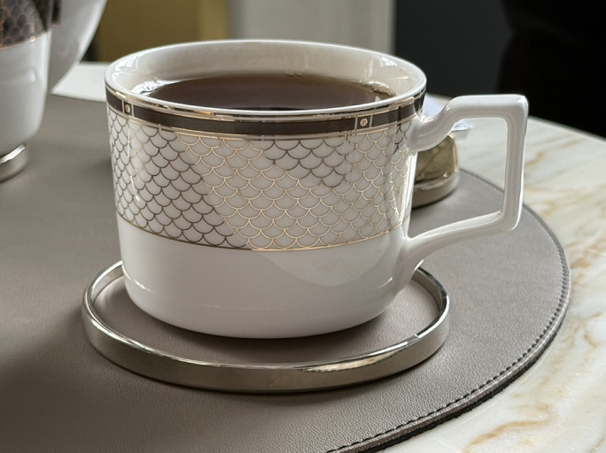 Набор премиальных костеров из натуральной кожи FURNITEK FG-418 (5шт) цвет серый