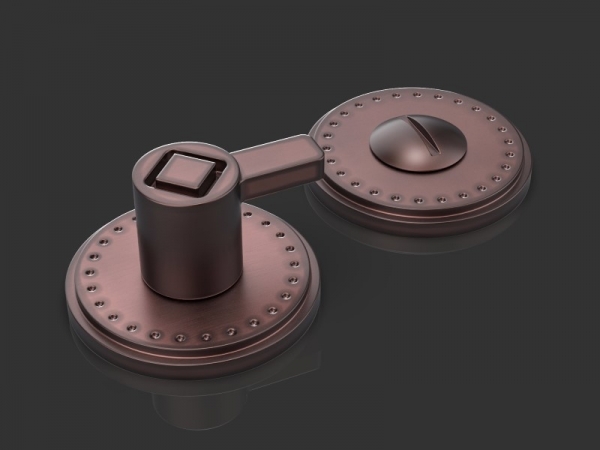 Комплект WC Oliver Knights Industrial T&R матовая медь