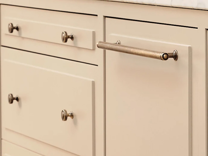 Мебельная ручка-скоба Armac Martin Corona 192 мм полированная латунь