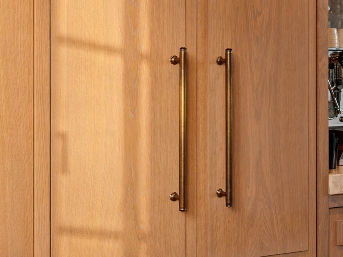 Мебельная ручка-скоба Armac Martin Corona 192 мм полированная латунь