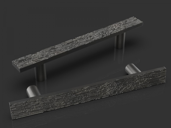 Дверная ручка-скоба Oliver Knights Serlo PH черненая латунь