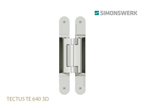 Петля скрытая SIMONSWERK TECTUS TE 640 3D до 200 кг матовый никель