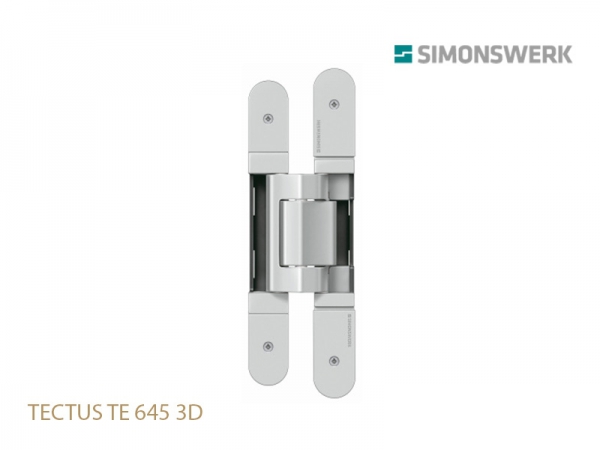 Петля скрытая SIMONSWERK TECTUS TE 645 3D до 300 кг матовый хром