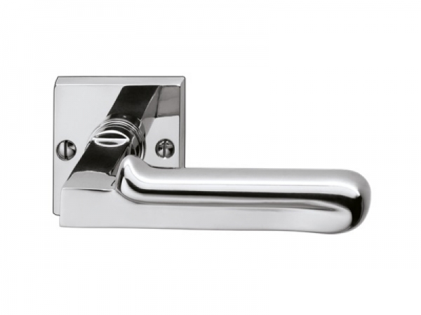 Дверная ручка на розетке P.Bisschop Брюгге 1855/44/644 полированный хром