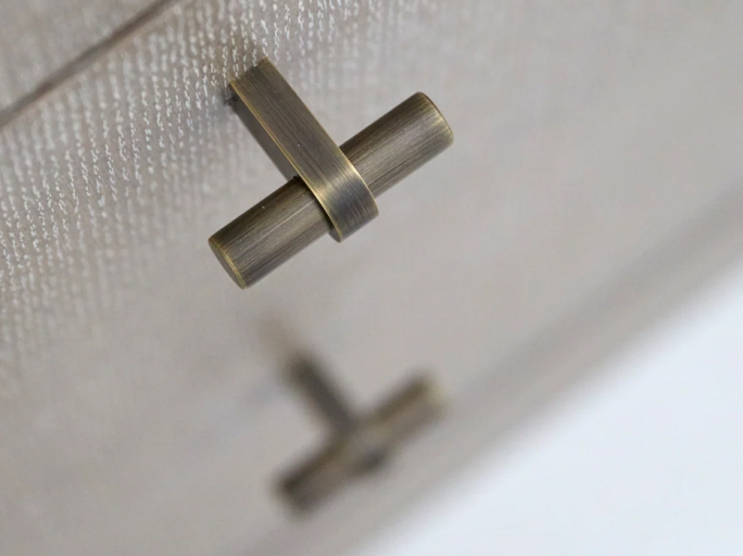 Мебельная ручка Т-образная Armac Martin Arbar 51мм матовая латунь