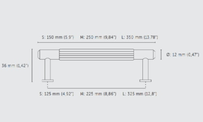 Мебельная ручка кнопка Buster & Punch GFK-05316 латунь